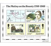 Prophila Collection GB - Isle of Homme Bloc 11 (complète.Edition.) Neuf avec Gomme Originale ** MNH 1989 mutinerie sur Le Bounty (Timbres pour Les collectionneurs) Navigation/navires