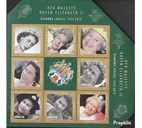 Prophila Collection Gibraltar 1466-1471 zd-Feuille Miniature (complète.Edition.) 2012 Queen Elizabeth II (Timbres pour Les collectionneurs) Autres thèmes