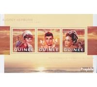 Prophila Collection Guinea 9922-9924 Petite feuille (édition complète) MNH 2013 Audrey Hepburn (timbres pour collectionneurs) Célébrités/film/théâtre/radio