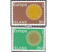 Prophila Collection Islande 442-443 (complète.Edition.) Timbres prémier Jour 1970 Europe (Timbres pour Les collectionneurs)