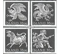 Prophila Collection Islande 684-687 (complète.Edition.) Neuf avec Gomme Originale ** MNH 1988 Etat Emblem (Timbres pour Les collectionneurs) Drapeaux/Armoiries/Cartes
