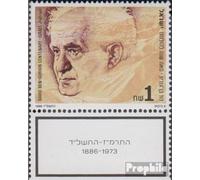 Prophila Collection israël 1046 avec Tab (complète.Edition.) Neuf avec Gomme Originale ** MNH 1986 David Ben-Gurion (Timbres pour Les collectionneurs)