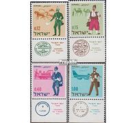Prophila Collection israël 378-381 avec Tab (complète.Edition.) Neuf avec Gomme Originale ** MNH 1966 Jour Le Timbre (Timbres pour Les collectionneurs)