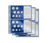 Prophila Collection Lot de 6 Tableaux numismatiques Euro imprimés 480/081