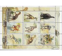 Prophila Collection Madagascar 19992P2 Feuille Miniature (complète.Edition.) oblitéré 1999 Préhistoriques Animaux (Timbres pour Les collectionneurs) Amphibiens/Reptiles/Dinosaure