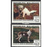 Prophila Collection Madagascar 726-727 (complète.Edition.) oblitéré 1974 Chiens (Timbres pour Les collectionneurs) Chiens/Loups/hyènes