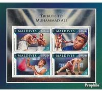 Prophila Collection Maldives 6726-6729 Feuille Miniature (complète. Edition.) 2016 (Timbres pour Les collectionneurs) Sport de Combat