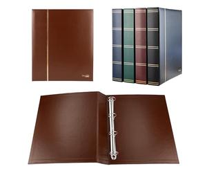 Prophila Collection Maxi classeur à anneaux pour feuilles volantes, classable de manière variable, marron