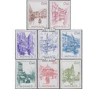 Prophila Collection Monaco 1634-1641 (complète.Edition.) Neuf avec Gomme Originale ** MNH 1984 antérieure Vues Dehors Monaco (Timbres pour Les collectionneurs)