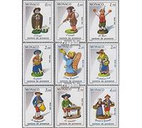 Prophila Collection Monaco 1653-1661 (complète.Edition.) Neuf avec Gomme Originale ** MNH 1984 Noël: santons (Timbres pour Les collectionneurs) Noël