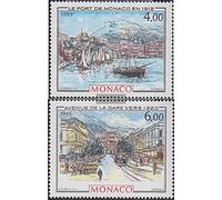 Prophila Collection Monaco 1713-1714 (complète.Edition.) Neuf avec Gomme Originale ** MNH 1985 Monte Carlo & Monaco (Timbres pour Les collectionneurs) vehicules sur Rails/funiculaire
