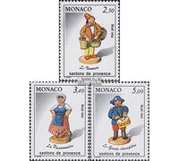 Prophila Collection Monaco 2091-2093 (complète.Edition.) Neuf avec Gomme Originale ** MNH 1992 Noël: santons (Timbres pour Les collectionneurs) Noël