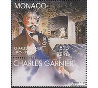Prophila Collection Monaco 2406Zf avec Ornement (complète.Edition.) Neuf avec Gomme Originale ** MNH 1998 Charles garnier (Timbres pour Les collectionneurs)