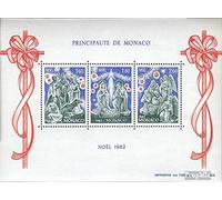 Prophila Collection Monaco Bloc 21 (complète.Edition.) Neuf avec Gomme Originale ** MNH 1982 Noël: santons (Timbres pour Les collectionneurs) Noël