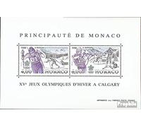 Prophila Collection Monaco Bloc 38 (complète.Edition.) 1988 Jeux (Timbres pour Les collectionneurs) Sports d'hiver