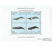 Prophila Collection Monaco Bloc 58 (complète.Edition.) Neuf avec Gomme Originale ** MNH 1993 Baleines (Timbres pour Les collectionneurs) Eau Animaux