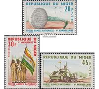 Prophila Collection Niger 132-134 (complète.Edition.) Neuf avec Gomme Originale ** MNH 1966 National Forces armées (Timbres pour Les collectionneurs) Militaire/Chevalier