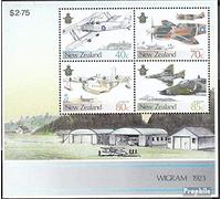 Prophila Collection Nouvelle-zélande Bloc 10 (complète.Edition.) 1987 Aéronefs (Timbres pour Les collectionneurs) Militaire
