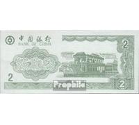 Prophila Collection People's Republic of Chine Vert Trainingsbanknote Banque of Chine Neuf 2 Jin (Billets pour Les collectionneurs - Pas de Moyen de paiement)