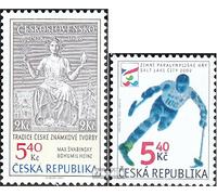 Prophila Collection république tchèque 312,314 (complète.Edition.) 2002 philatélie, (Timbres pour Les collectionneurs) Sports d'hiver