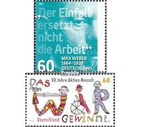 Prophila Collection RFA (FR.Allemagne) 3071,3072 (complète.Edition.) oblitéré 2014 Max Weber, Action Homme (Timbres pour Les collectionneurs)