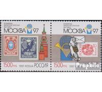 Prophila Collection Russie 610-611 Couple (complète.Edition.) Neuf avec Gomme Originale ** MNH 1997 Exposition philatélique (Timbres pour Les collectionneurs) Timbre sur Le Timbre