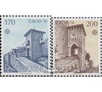 Prophila Collection san Marin 1156-1157 (complète.Edition.) Neuf avec Gomme Originale ** MNH 1978 Europe: Monuments (Timbres pour Les collectionneurs)