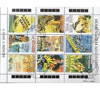 Prophila Collection Sao Tome e Principe 1502-1510 Feuille Miniature (complète.Edition.) oblitéré 1995 100 Années cinéma: Filmplakate (Timbres pour Les collectionneurs) Célébrités/Cinéma/Théâtre/Radio