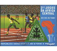 Prophila Collection Sao Tome e Principe Bloc 78 (complète.Edition.) oblitéré 1981 Afrique Centrale Jeux de Sport (Timbres pour Les collectionneurs) Autres Sports
