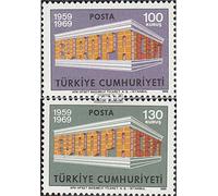 Prophila Collection Turquie 2124-2125 (complète.Edition.) Neuf avec Gomme Originale ** MNH 1969 Europe (Timbres pour Les collectionneurs)