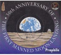 Prophila Collection Tuvalu Bloc 68 (complète.Edition.) Neuf avec Gomme Originale ** MNH 1999 Premier habités Lune (Timbres pour Les collectionneurs) L´Espace
