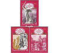 Prophila Collection Union soviétique 4945-4947 (complète.Edition.) Neuf avec Gomme Originale ** MNH 1980 Grand Patrie. Guerre (Timbres pour Les collectionneurs) Militaire/Chevalier