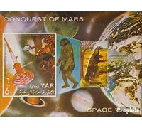Prophila Collection yémen du Nord (Arabes rep.) Bloc 166 (complète.Edition.) Neuf avec Gomme Originale ** MNH 1971 conquête de Mars (Timbres pour Les collectionneurs) L´Espace