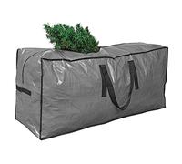 ProPik Sac de rangement pour arbre artificiel | Parfait pour les arbres démontés | 165,1 x 38,1 x 76,2 cm | Boîte de rangement de Noël avec poignées et fermeture éclair élégante (2,3 m, gris)