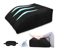 ProPillows Coussin veineux Gonflable et Masque de Sommeil - Coussin cale pour Dormir, récupération chirurgicale - Coussins veineux pour soulager Les Jambes et favoriser la Circulation (Black)