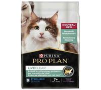 Purina Pro Plan Liveclear Sterilised pour Chat Senior à la dinde 2,8kg