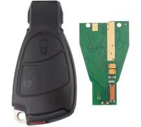 ProPlip Clé complète avec électronique à Programmer Compatible avec Mercedes Benz CLK SLK CL B C E S SL ML MB W20 W203 W204 W211 434MHz Télécommande 2 Boutons Vierge