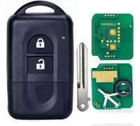 ProPlip omplète avec électronique à Programmer Compatible avec Nissan Micra Note X-Trail 434MHz ID60 Télécommande Vierge