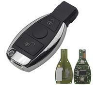 ProPlip Clé complète avec électronique à Programmer pour Classe W203 W204 W205 W210 W211 W212 W221 W222 A B S CL SL E C CLK CLS ML V 2 Boutons 433MHz FSK TELECOMMANDE Vierge