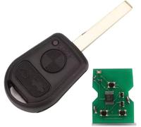 ProPlip Clé Plip Electronique Complète à Programmer Compatible avec Série 3 5 7 8 E31 E32 E36 E38 E39 E46 Z3 433MHz Lame sans Rainures Télécommande Vierge PCF7935 ID44