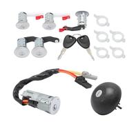 ProPlip kit Neiman antivol de direction + 5 serrures + bouchon essence compatible pour Clio 2 Master 2 Movano Mégane Kangoo Scénic Twingo Interstar 7701471591 7701471592 54666533