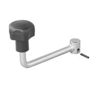 ProPlus 1 levier pour roue jockey de remorque - Diamètre : 60 mm - Diamètre de l'axe : 17 mm - 239 g - En acier - Manivelle pour roue de timon - Accessoires de remorque