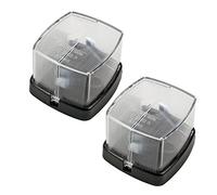 ProPlus 2 feux de position blancs avec matériel de fixation pour caravanes.