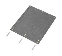 ProPlus 360831 - Tapis de Sol - Dimensions : 445 x 375 mm - pour marchepied avec 3 Ressorts de Serrage - Empêche Le Glissement