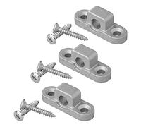 ProPlus 361733V02 Lot de 3 œillets muraux horizontaux en métal pour auvent Protège contre la rouille