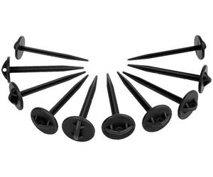 ProPlus 361736 Heringset Kunststoff - 10 Stück für Bodenplanen und Zeltteppiche 7.5 cm x 9 cm 10 pc(s)