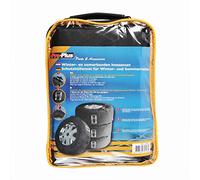 ProPlus 390053 Housses pour Pneus Profil - Lot de 4 Pieces - Noir