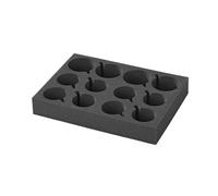ProPlus 761472PM Porte-gobelets et verres pour camping, mousse souple,