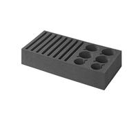 ProPlus 761472PMV02 - Porte-Vaisselle en Mousse Souple pour 8 Assiettes et 6 Tasses