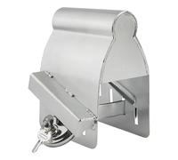ProPlus Antivol Tête d'Attelage Mobile Ø70 mm Remorque/Caravane/Van – Cadenas disque argenté +2 clés